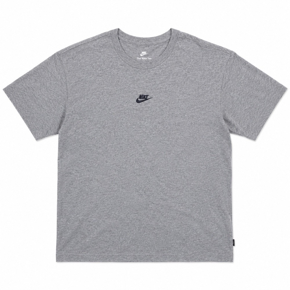 Nike T-Shirt Mens Large Premium Essentials Sportswear Loose Fit Tee Embroidered